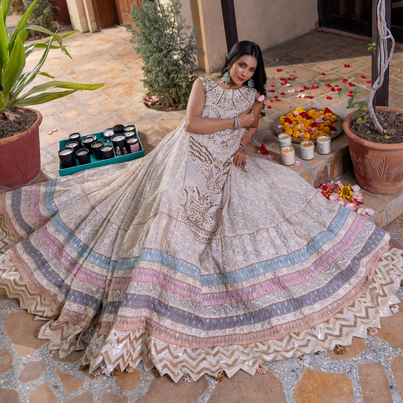 Ivory White Mushq Dress