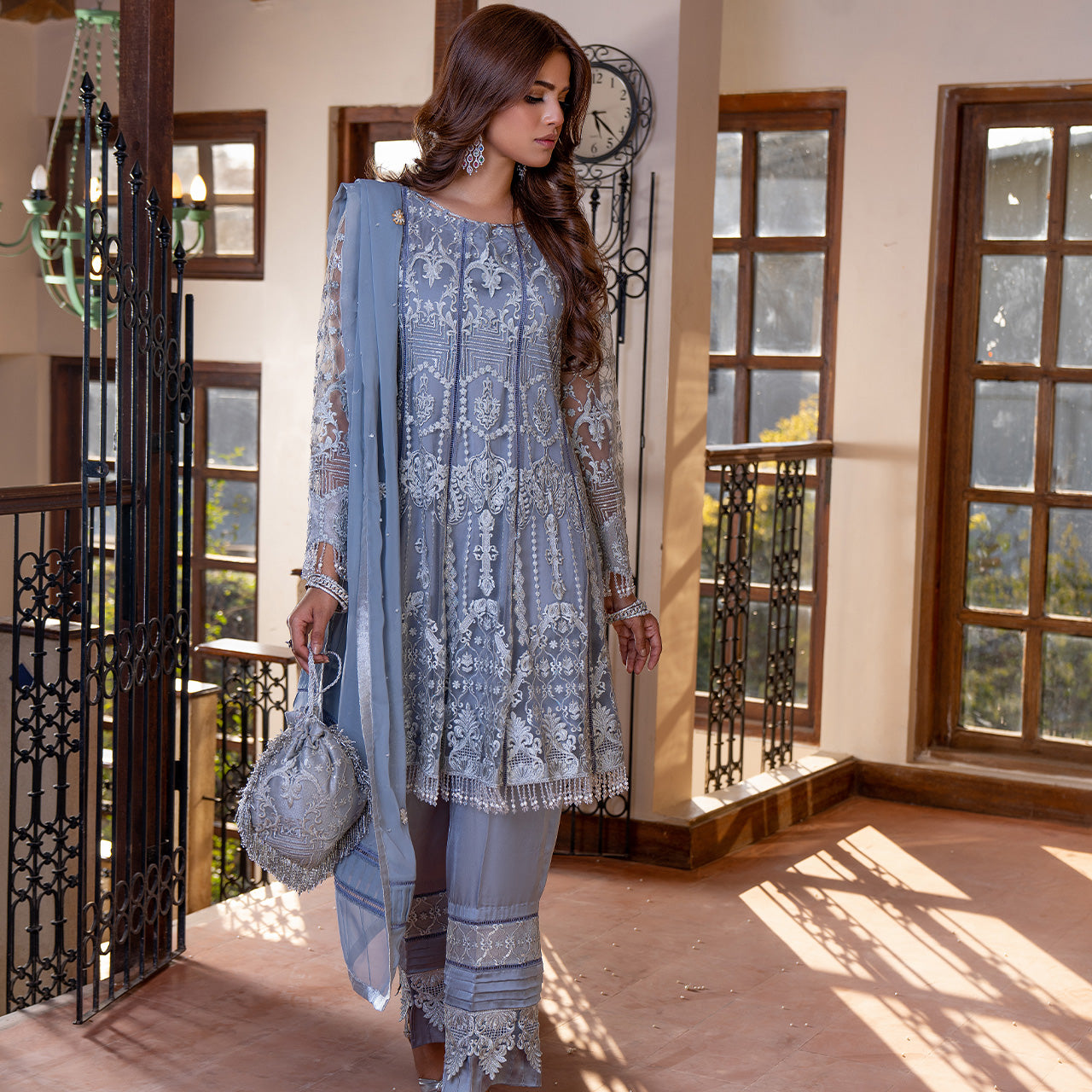 Livid Blue Mohni Suit