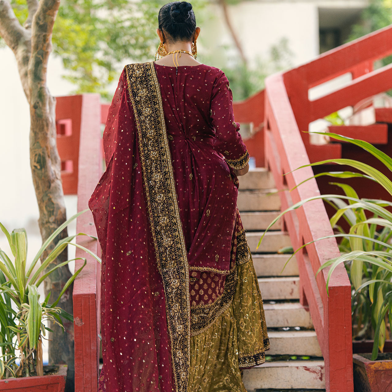 Burgundy Red Bridal