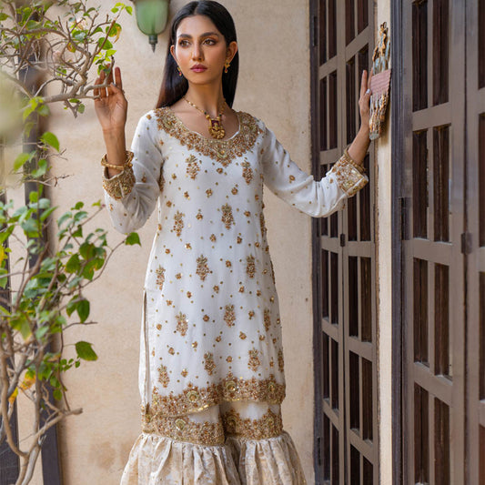 White Jasmine Haryali Suit