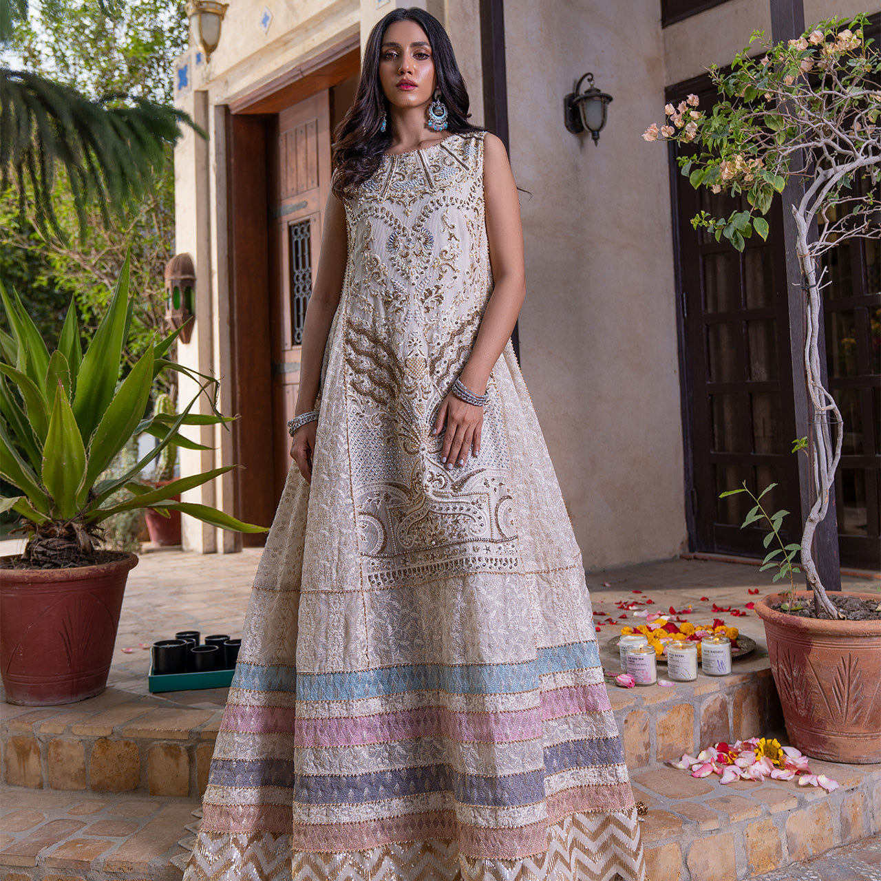 Ivory White Mushq Dress