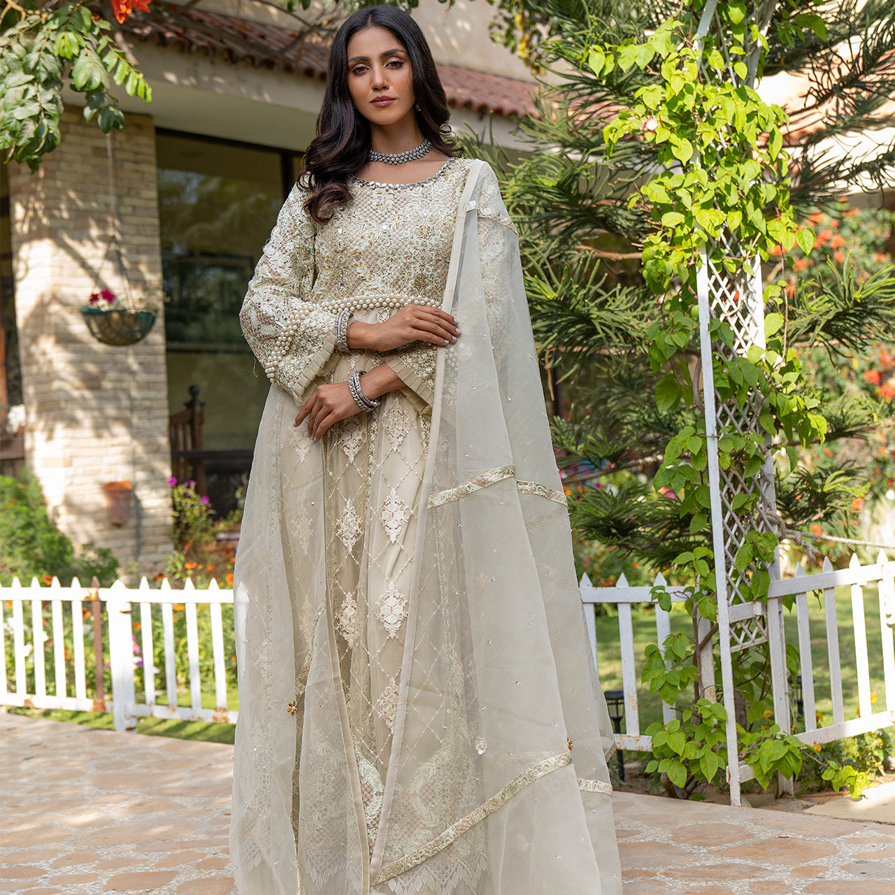 Olive Green Mushq Suit