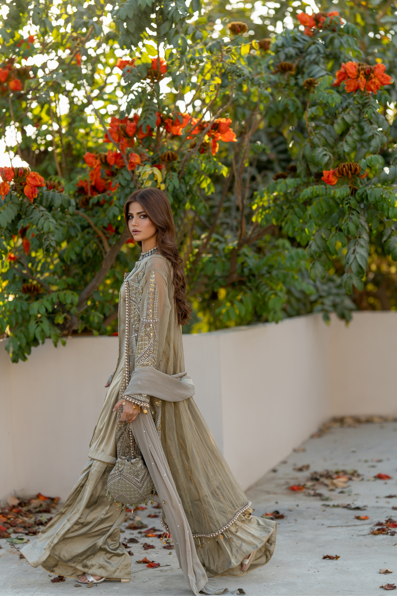 Forest Green Mohni